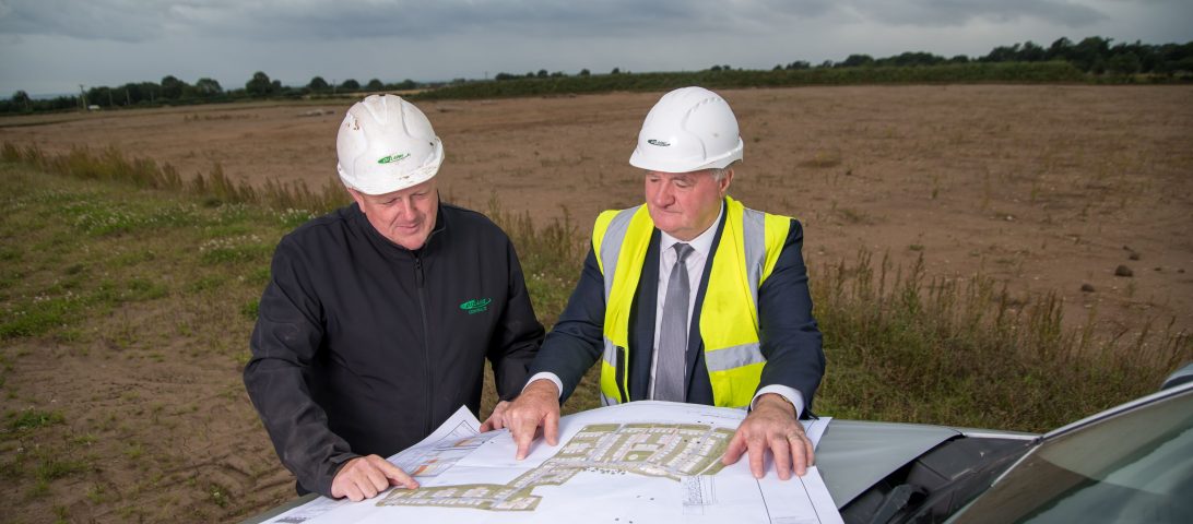 Pictured: Gavin Watson, Commercial Manager and David Laing, Chairman of DJ Laing Group at the Pitskelly Site, Carnoustie